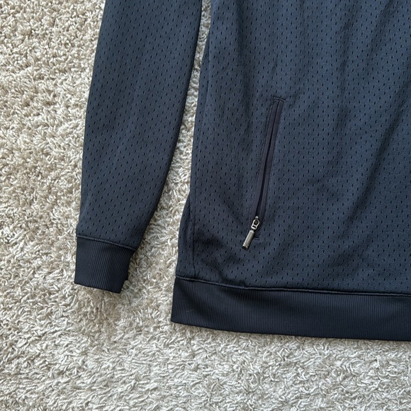 EUC Men’s Under Armour Black/Neon Green Reversible Full Zip Up Jacket Size XXL - Picture 3 of 9